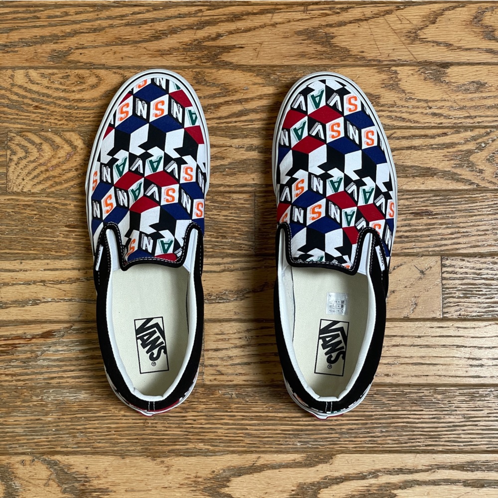 Vans Classic Slip-On Checker Cube - US MEN 10.5